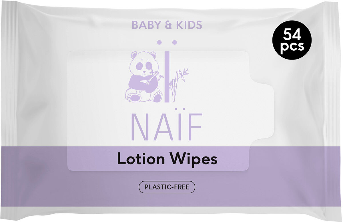 NAIF Baby & Kids Lotion Wipes 54pcs