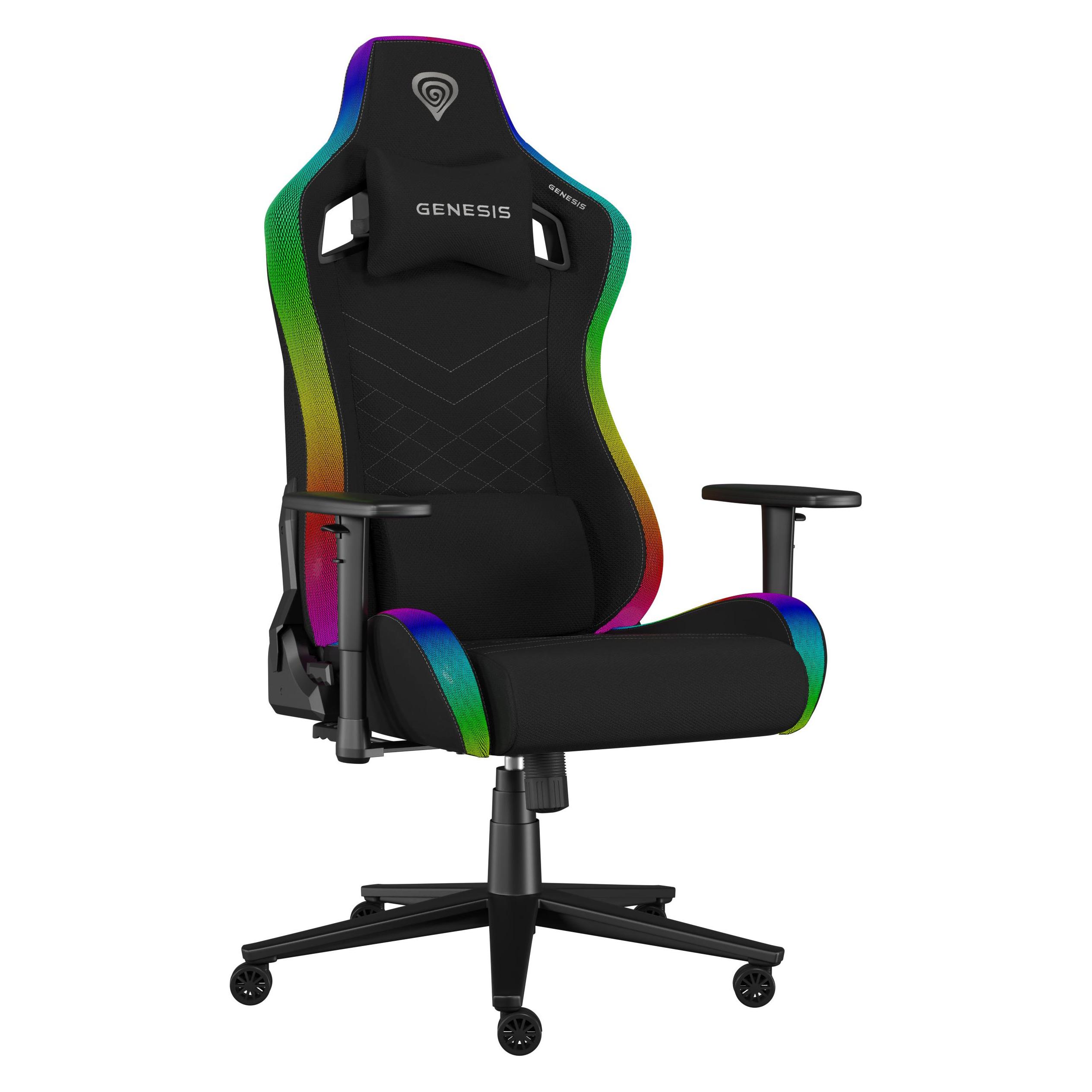 Genesis Computerstühle / Schreibtische Gaming Chair | Trit 660 RGB | Schwarz (NFG-2247)
