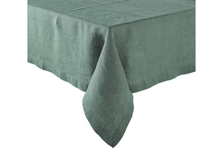 Tischdecke RIGA 160 x 250cm Grün/Dunkelgrün