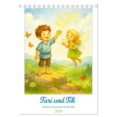Tari und Tili (Tischkalender 2026 DIN A5 hoch), CALVENDO Monatskalender