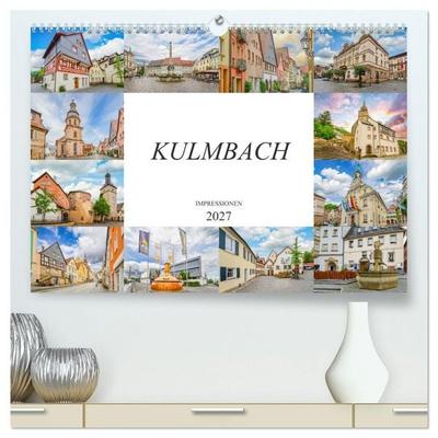 Kulmbach Impressionen (hochwertiger Premium Wandkalender 2027 DIN A2 quer), Kunstdruck in Hochglanz