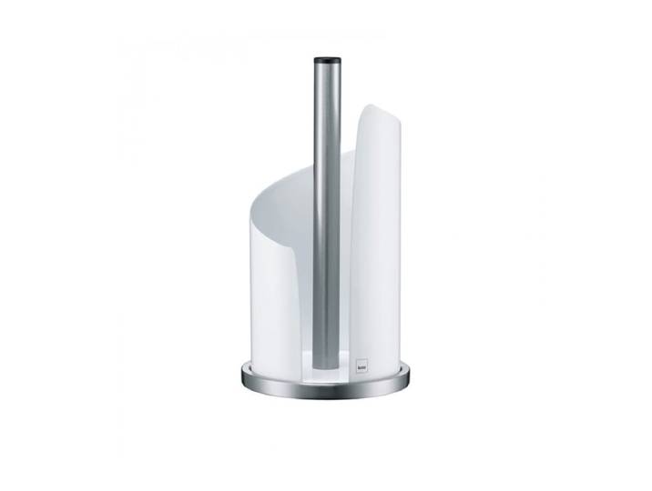 Dérouleur essuie-tout à poser chrome et blanc H33cm