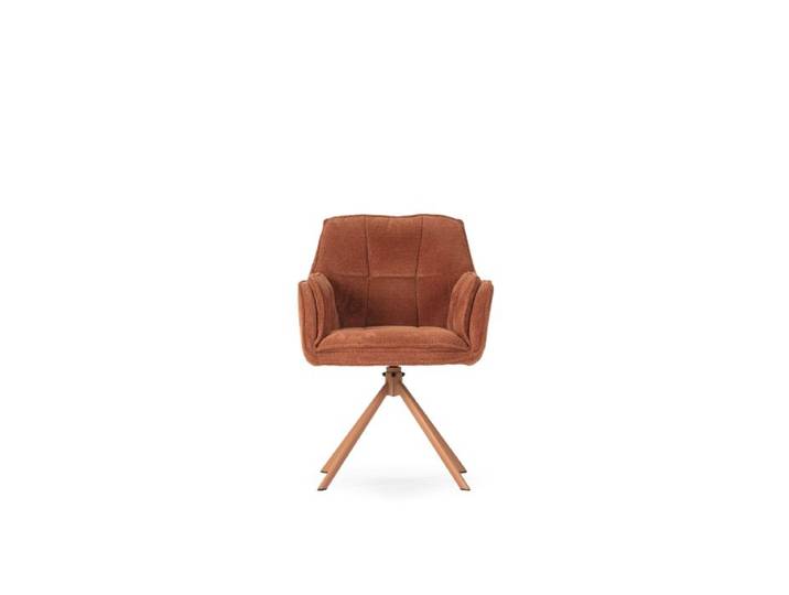 Fauteuil pivotant CLEA Terracotta