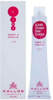 Kallos KJMN Professional Cream Hair Colour Keratin & Argan Oil coloração de cabelo com queratina e óleo de argan tom 6.7 Walnut 100 ml. KJMN Professional Cream Hair Colour Keratin & Argan Oil