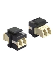 Delock Modularer Einschub Kopplung LC MM X 2 (86330)