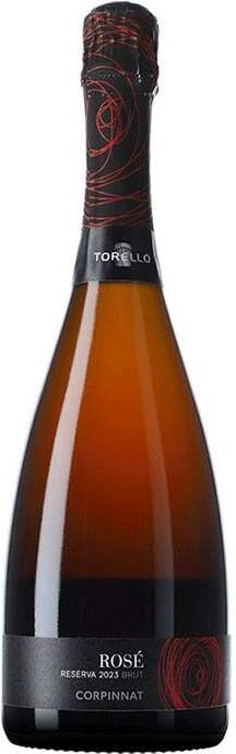 Torelló Rosé Brut Reserva 2023 - Elegante cava rosado español con notas frescas y burbujeante sabor.