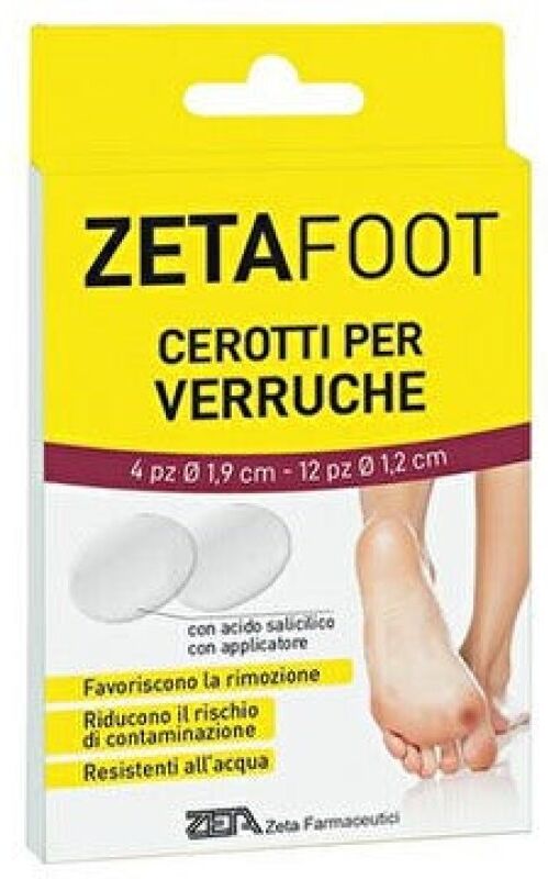 Zetafoot Cerotti Per Verruche Assortiti Zeta Farmaceutici 16 Pezzi