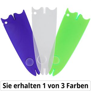 Leina-Werke Zeckenkarte mit Lupe, für Mensch und Tier, 9,6 x 3,6 cm