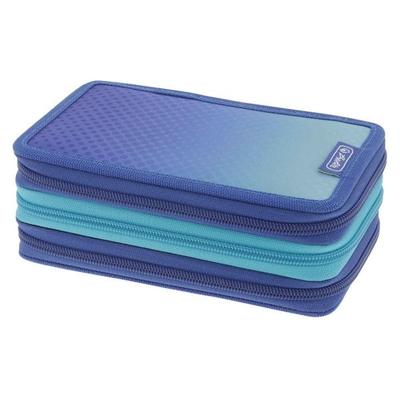 Herlitz Schüleretui TriCase 31-teilig Dip Dye Blue/Turquoise