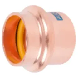 HS AQUAGAS V Verschlusskappe 22 mm 4541022 Kupfer, Press Copper,  Fitting für Gas und Wasser