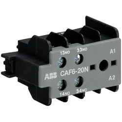 ABB CAF6-20N Hilfskontaktblock 2S/0Ö, für 3-polige B(C)6, B(C)7 Kleinschütze GJL1201330R0008 CAF620N