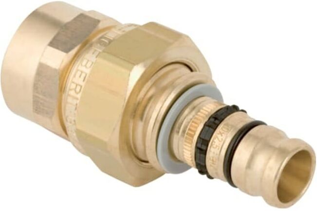 Geberit raccord de transition Mepla d= 63mmxRp 2, avec raccord intérieur, laiton rouge (607595005)