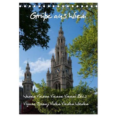 Grüsse aus Wien (Tischkalender 2027 DIN A5 hoch), CALVENDO Monatskalender