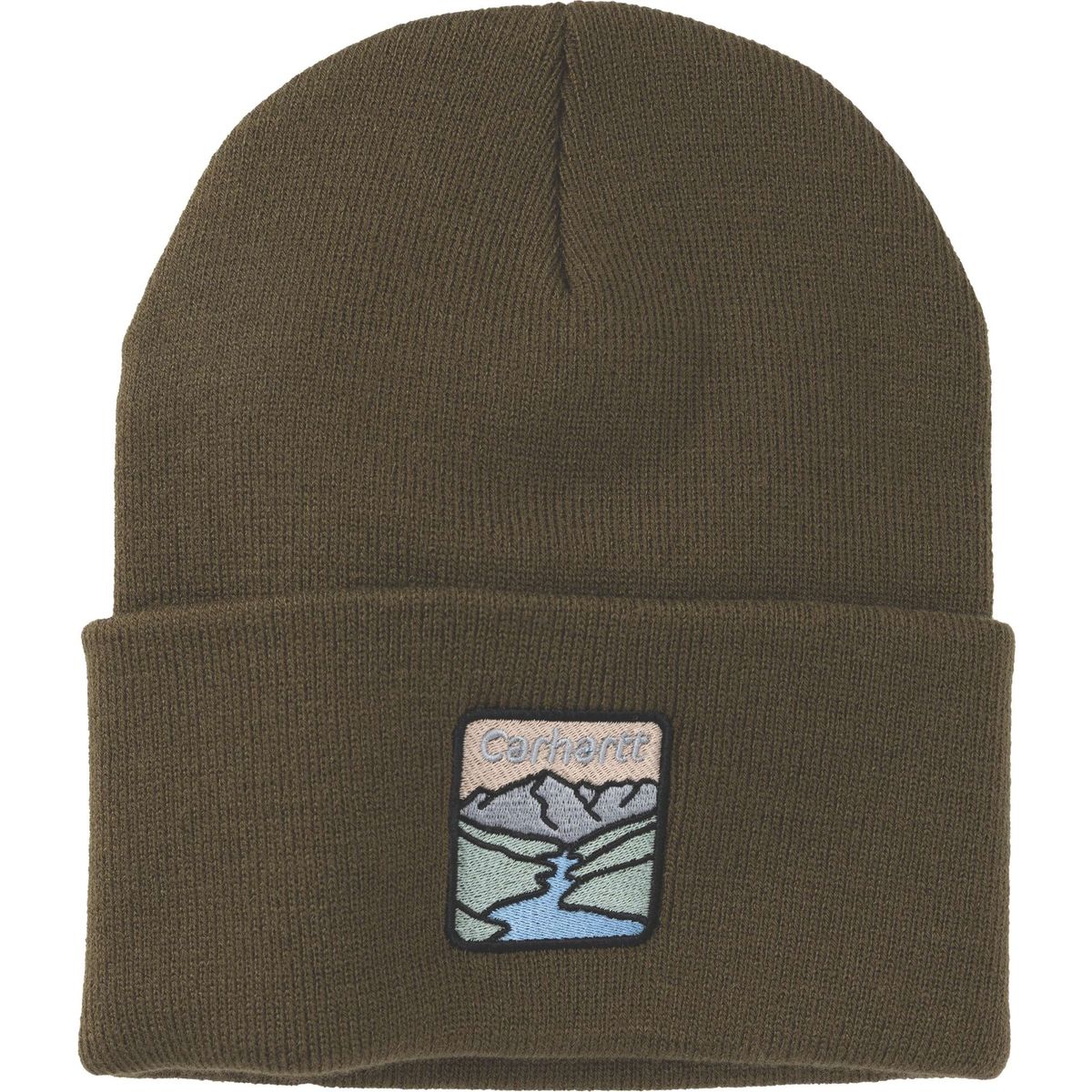 Carhartt River Cuffed Beanie burnished logs (GN6) OS 107706-GN6OS