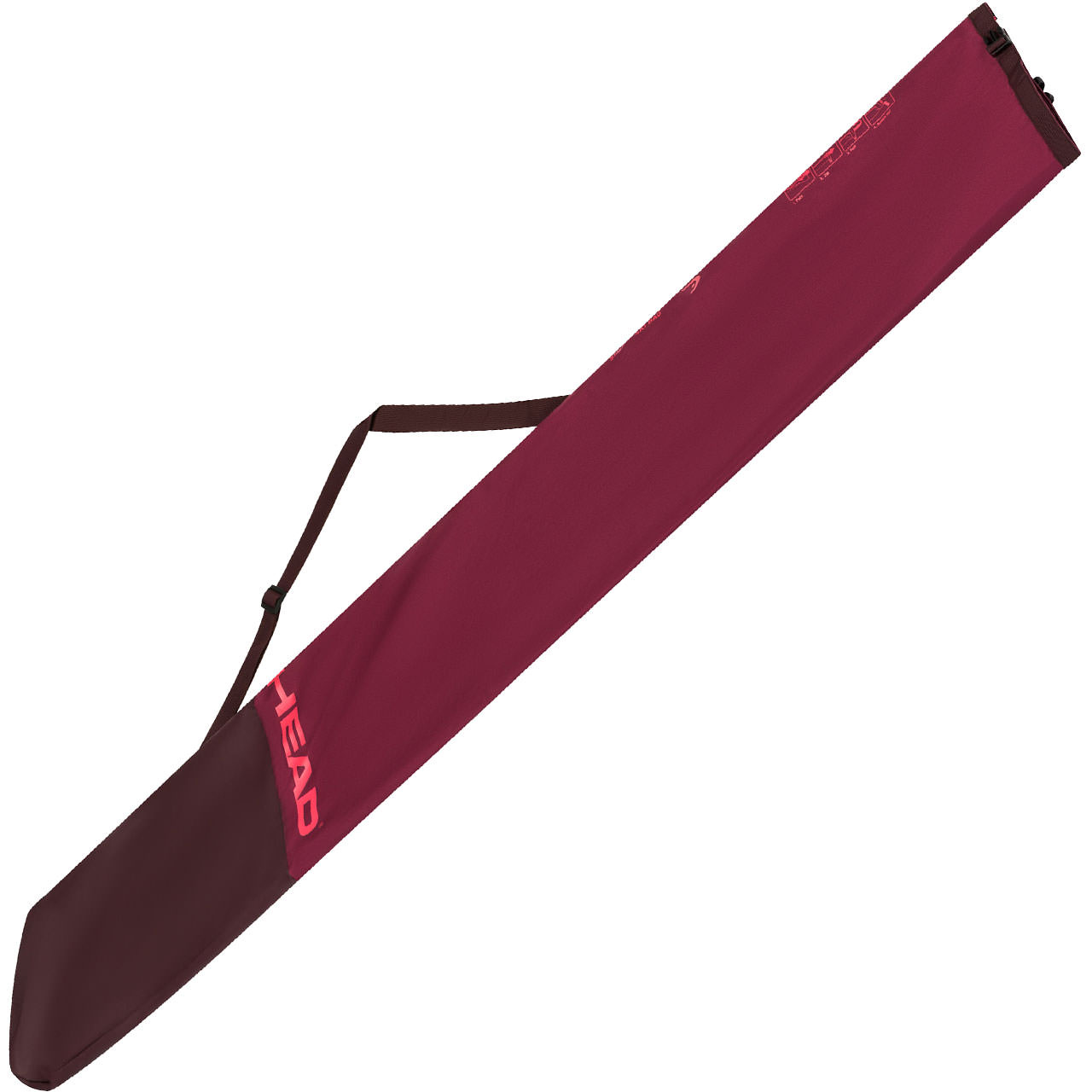 Head Women's Simple Skibag 190 cm plum