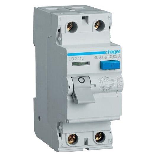 Hager RCD 2P 25A 0,03A AC (CDC225J) (CDC225J)