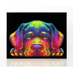 DIAMOND DOTZ - Diamond Painting Neon Hundewelpen