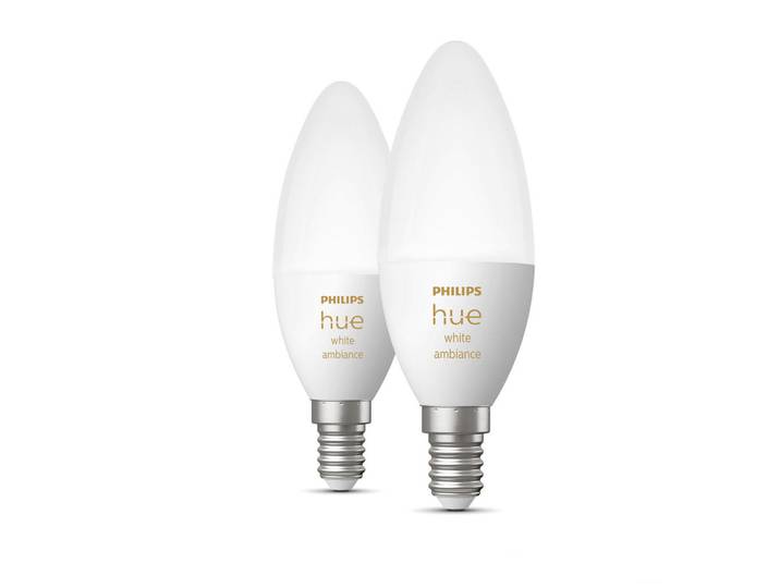 Philips HUE Led-Leuchtmittel, Weiss, Kunststoff, E14, G, 4 W, 3.9 cm, Lampen & Leuchten, Leuchtmittel, LED-Lampen, E14 LED