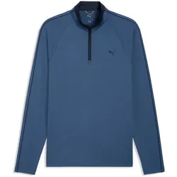 PUMA Pure 3.0 1/4-Zip Golfpullover Herren 03 - dark indigo/deep navy XXL