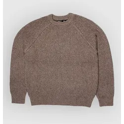 Salty Crew Harbor Fishermans Knit Strickpullover natural heather Gr. M