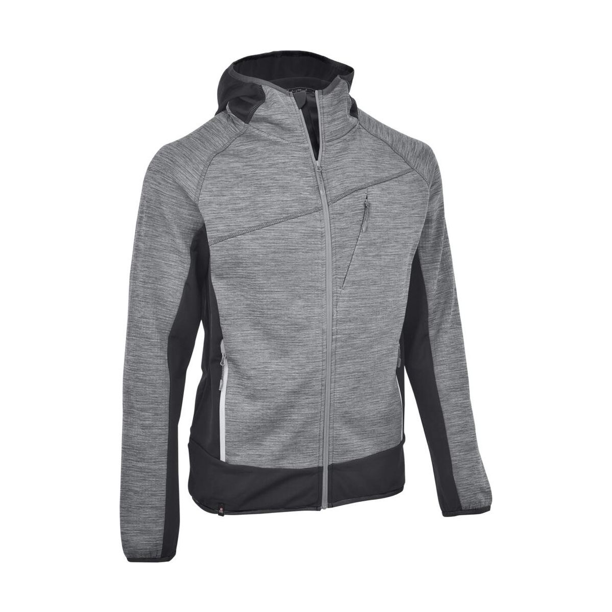 MAUL Sport Herzogstand - Fleecejacke+kapuze light grey/black (0701) 48 4813800628-0701-48