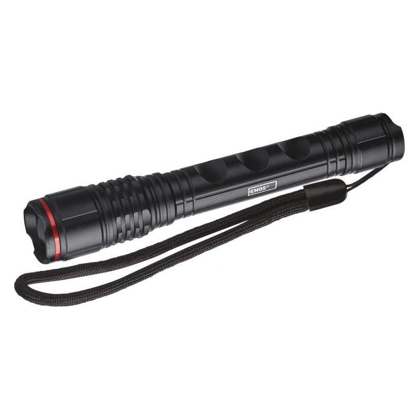 Emos LED Metall-Taschenlampe, 120 lm, 2× AAA, FOKUS (13.10 cm, 120 lm) (P3113)