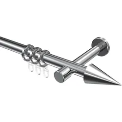 GARDINENSTANGE Prestige Savio 120 cm, 1-läufig, 20 mm Ø Chrom