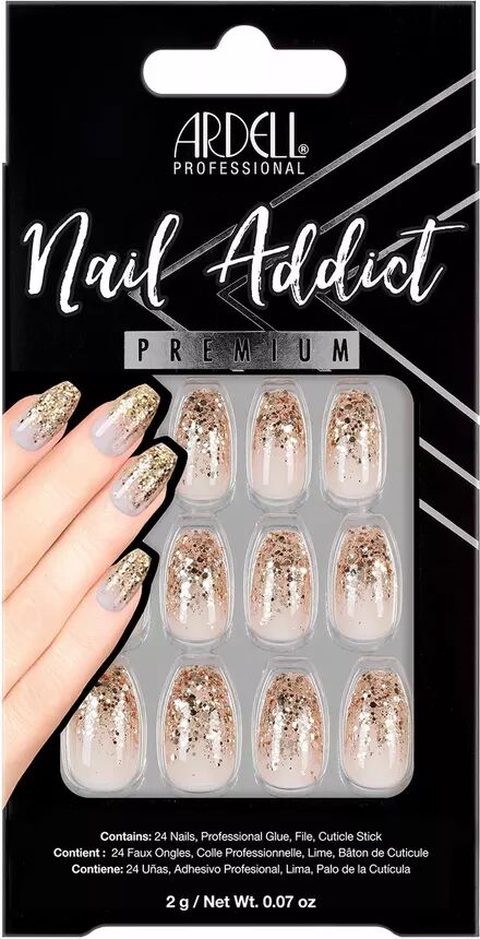 Ardell - Künstliche Fingernägel, Nail AddictDripping In Gold, Set