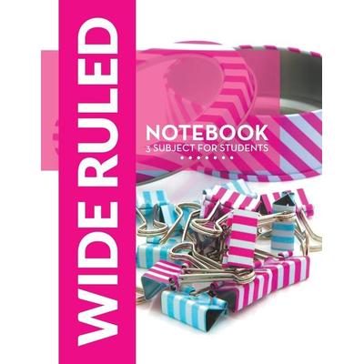 Wide Ruled Notebook - 3 Subject For Students, Taschenbuch von Speedy Publishing Llc, Dot Edu, 978-1-68145-757-4