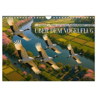 Über dem Vogelflug (Wandkalender 2027 DIN A4 quer), CALVENDO Monatskalender