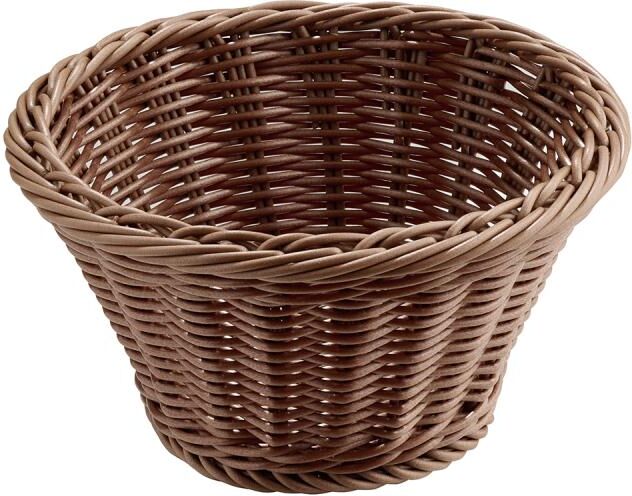 APS Cestino buffet rotondo "Economic" 19 cm Marrone