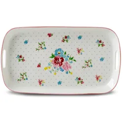 Tablett Alexandra 30 x 17,2 cm Porzellan Bunt S (Small)