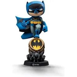 Iron Studios Batman Mini Co. PVC Figur Batman on Bat-Signal (Blue Variant) 19 cm