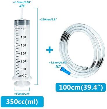 Inspire Essentials FlexFlow Large Capacity Feeding Syringe With Hose Pump 11