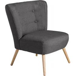 SESSEL Kassi Bezug Flachgewebe Buche natur / anthrazit