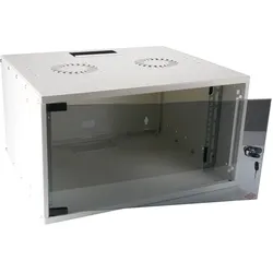 EFB Elektronik Wandgehäuse (9 HE, 19 Zoll Rack), Serverschrank, Weiss