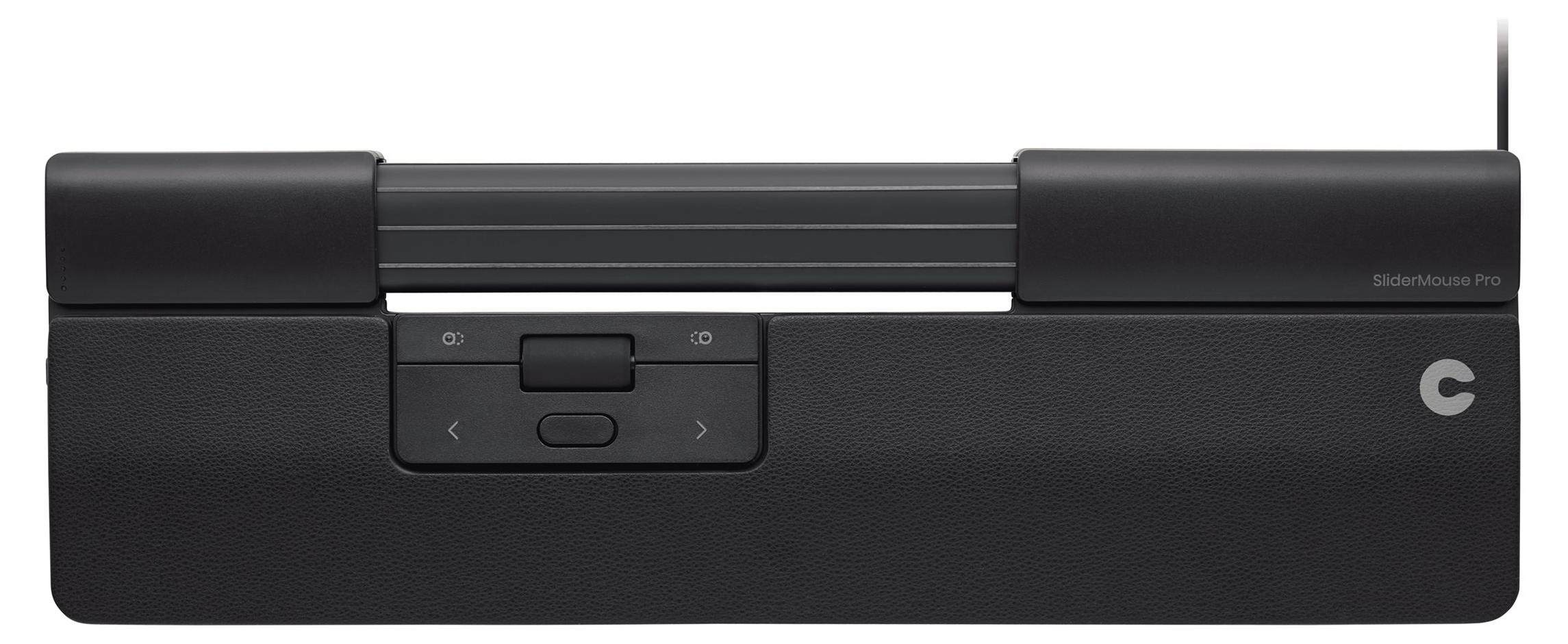 Contour Design SliderMouse Pro Slim -Handballenauflage Wired, Optisch, USB Typ-C, 2800 DPI, Schwarz