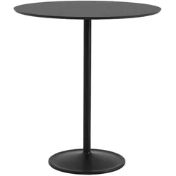 Muuto Soft Tisch, höhe 105 cm, schwarz nanolaminat / schwarz