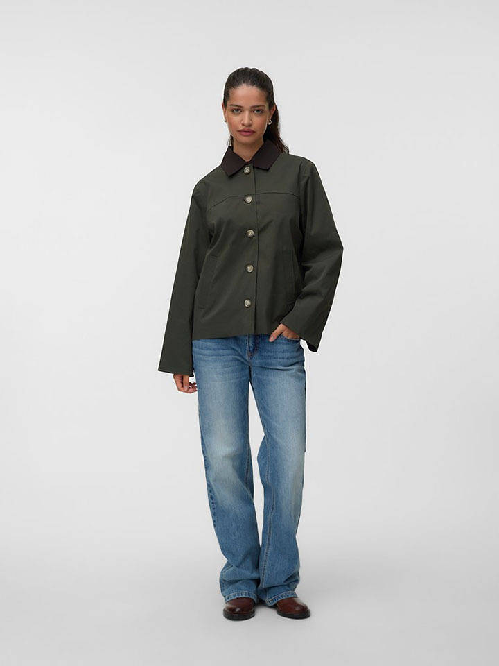 Vero Moda Übergangsjacke in Dunkelgrün - XS