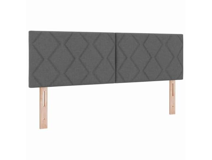 KTHLBRH Doppelbett Dunkelgrau 200 x 140 cm Verstellbares Kopfteil, Gestell aus Holz und Kiefer, Lattenrost, Traglast 280 kg
