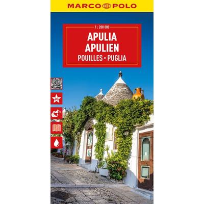 MARCO POLO Reisekarte Italien 11 Apulien 1:200.000, Sonstige von Marco Polo Verlag, MairDuMont, 978-3-575-02152-6
