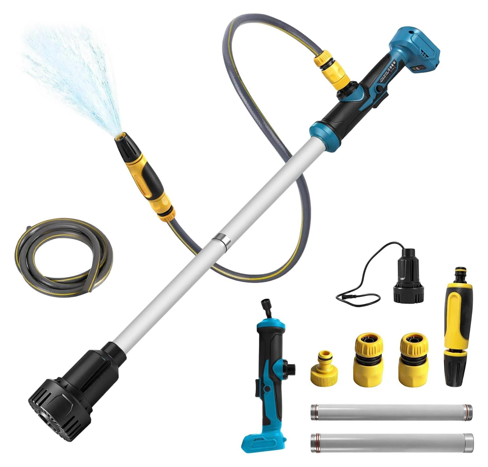 Lustrens Wateroverdrachtpomp Compatibel met 18V-accu Regentonpomp