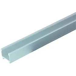 Rutec Projekt U-Profil 23/18, hoch, für Strip bis 1.82cm Breite, Aluminium eloxiert, 200cm RUP-PFH415