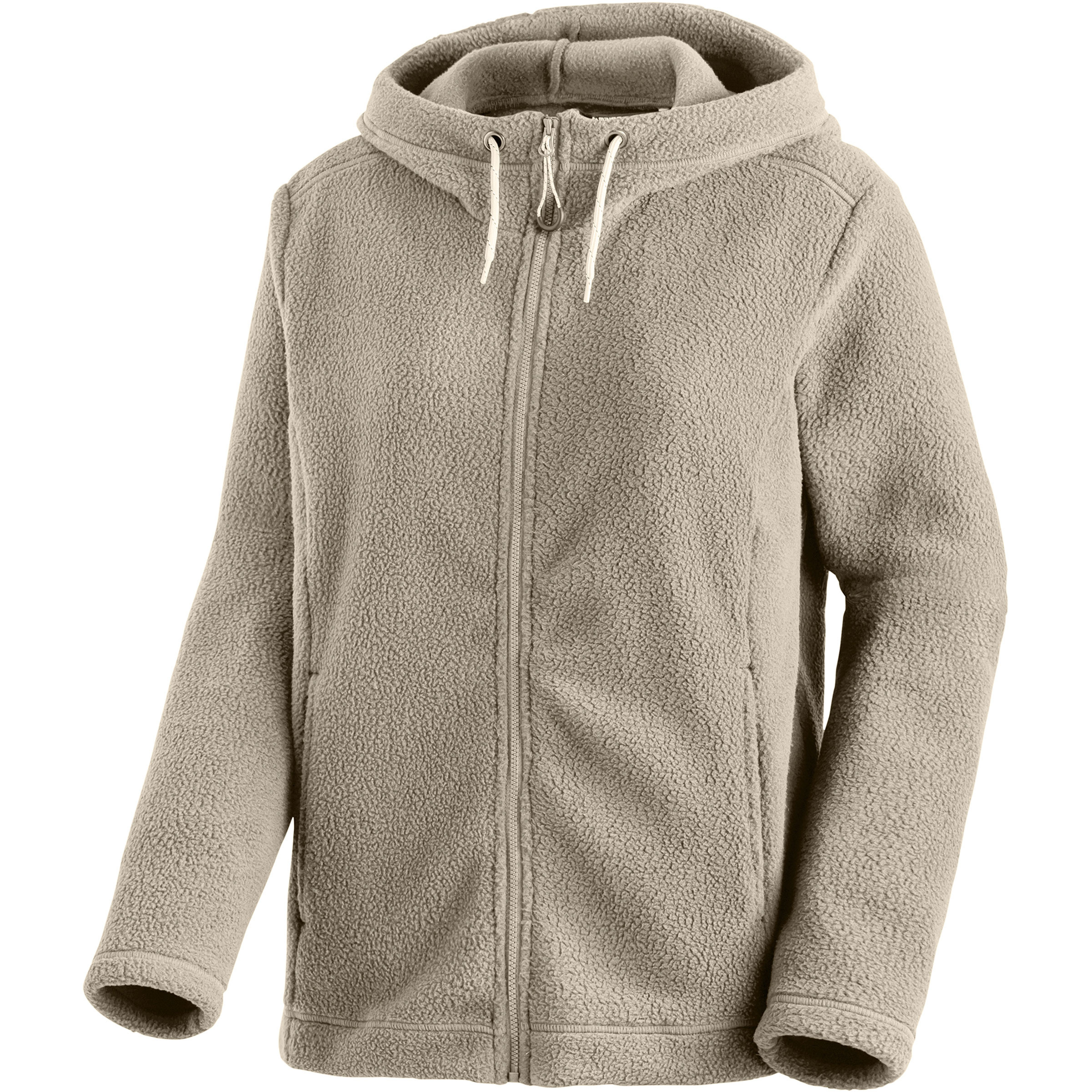 Maier Sports Racka Damen Fleecejacke beige Größe S Trekking Schnell trocknend