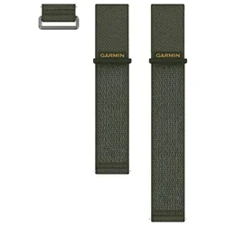 Garmin Schnellwechsel-Armband (24 mm, Nylon, Polyamid), Uhrenarmband, Grün