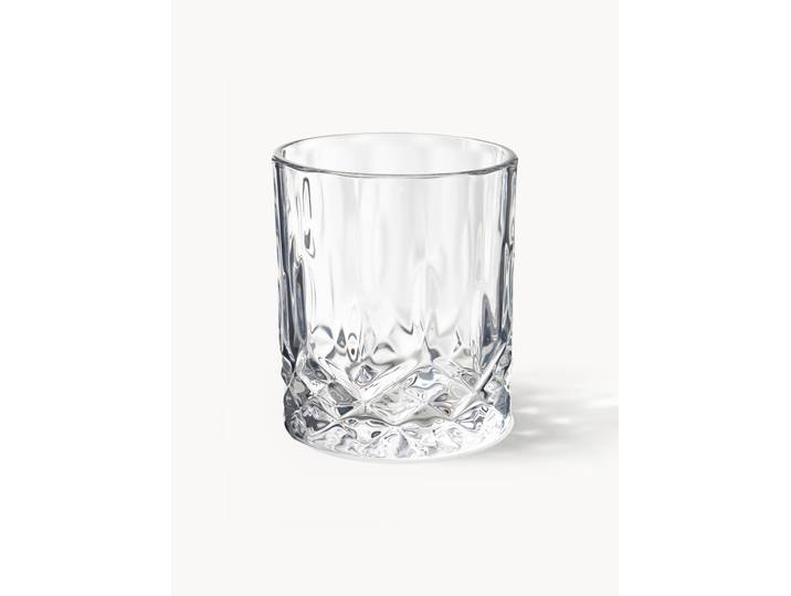 Tumbler George met reliëfpatroon, 4-delig