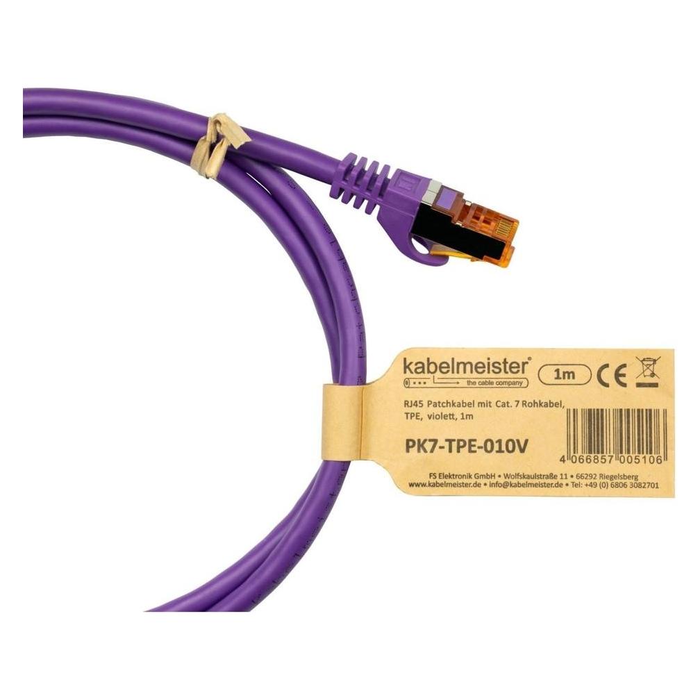 Varia PK7-TPE-050V - Patchkabel Cat.7, S/FTP, 5m, violett (S/FTP, CAT7, 5 m) (PK7-TPE-050V)
