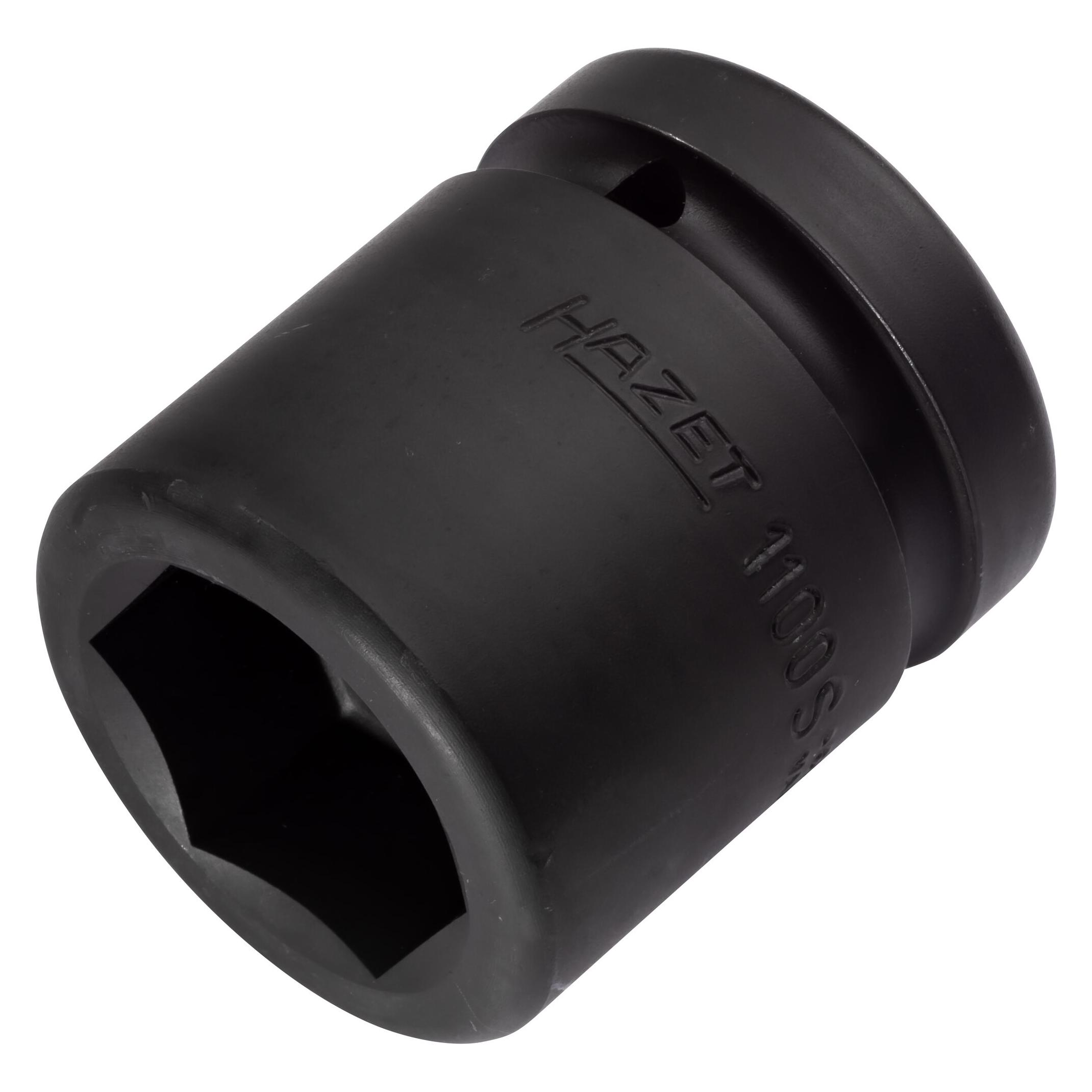 Hazet Schlag-, Maschinenschrauber Steckschlüsseleinsatz Sechskant 1100S-34 Vierkant25 mm (1 Zol... (34 mm) (1100S-34)