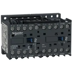 Schneider Electric LP2K0901BD3 Wendeschützkombination, 3p+1Ö, 4kW/400V/AC3, 9A, Spule 24V DC