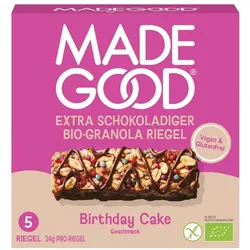 Granola Riegel Chocolate Drizzled - Birthday Cake Flavour 120g